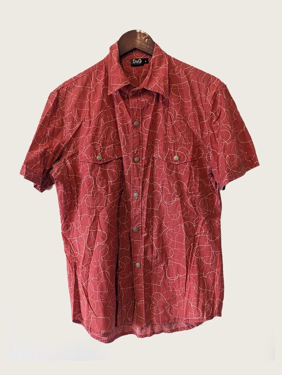 D&G Other - D&G - Unisex Vintage heart print shirt - Sz L